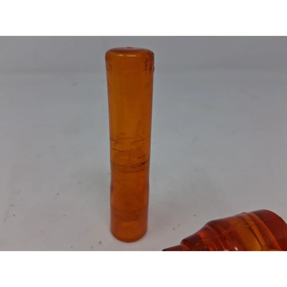 VTG Amber Plastic T-Handle Corkscrew Made in Italy Wine Opener Portable MCM. U